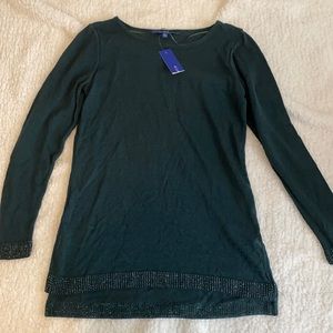 NWT Green/teal sweater